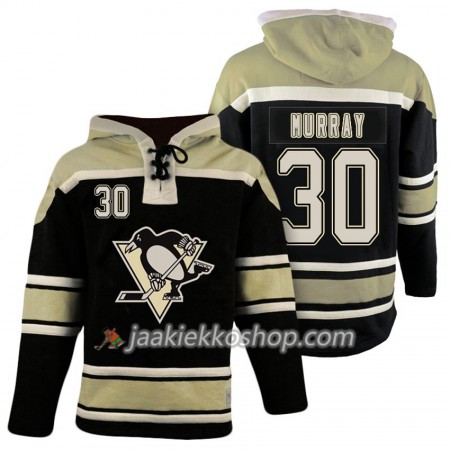 Miehille NHL Pittsburgh Penguins Matt Murray 30 Musta Sawyer Hooded Sweatshirt